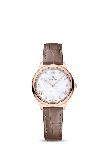 Omega De Ville Quartz 27.5 Sedna Gold / MOP - Diamond